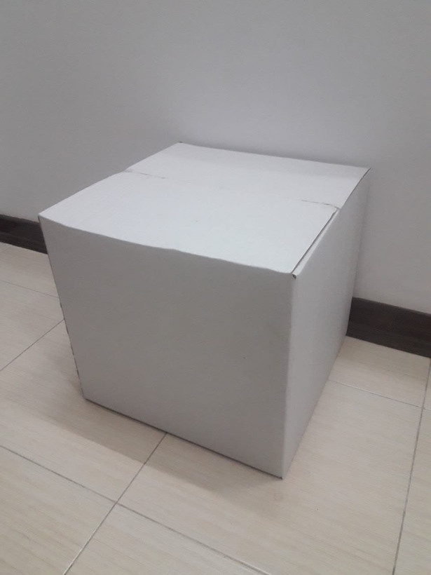 جعبه روکش سفید کارتن سفید